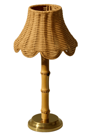 Rechargeable Bamboo & Rattan Accent Lamp Pre-order