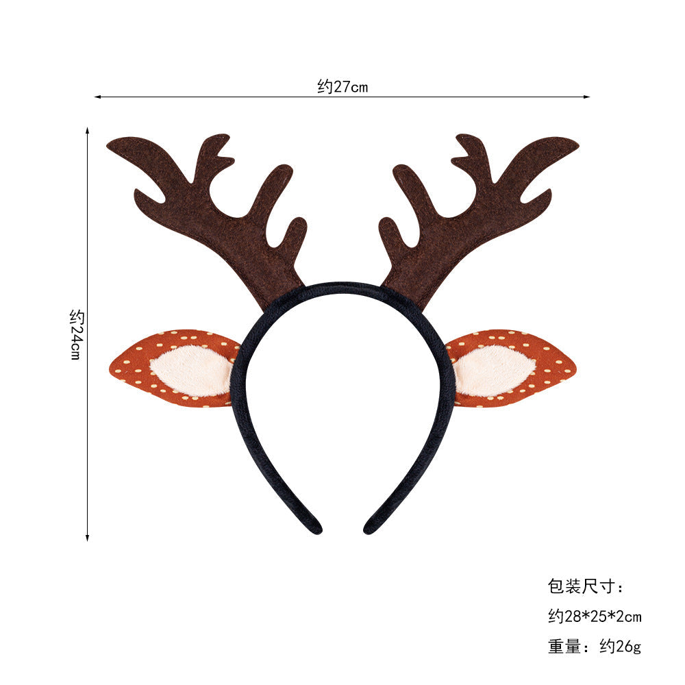 Christmas Reindeer Antler Headband Kids Costume Party Accessory