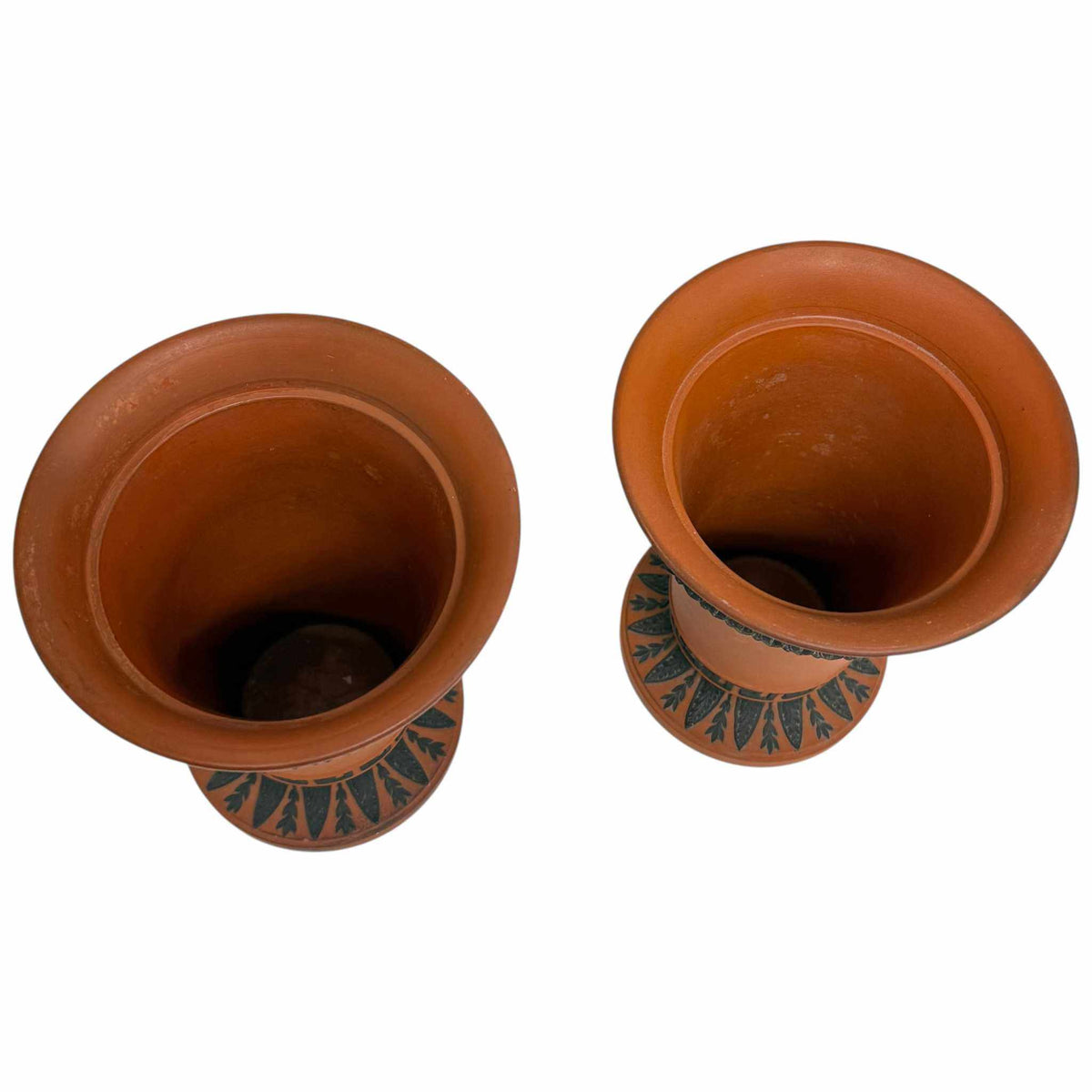 Pair of Early 19th CenturyWedgwood Rosso Antico Jardinieres Planter