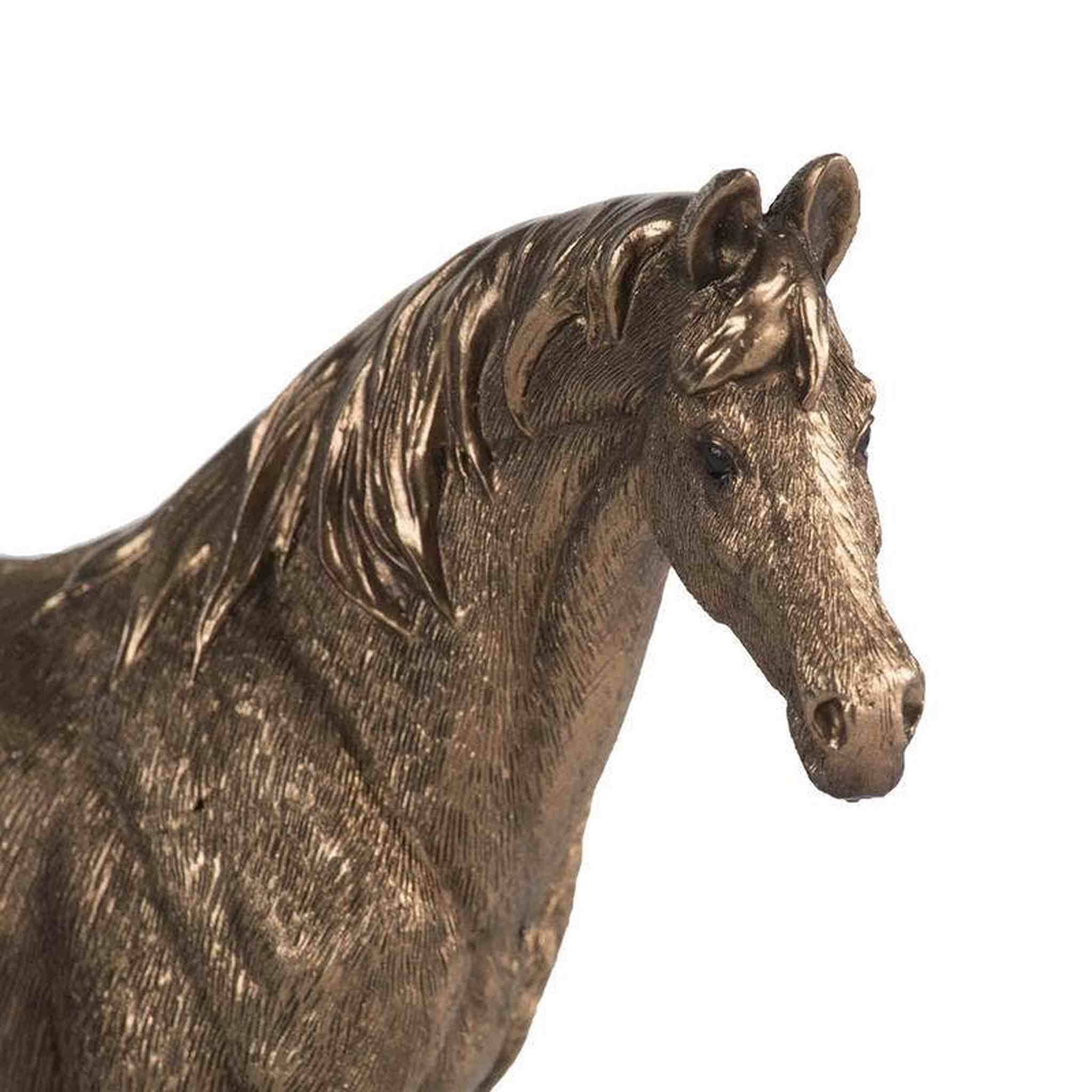 Rustic Standing Horse Statue