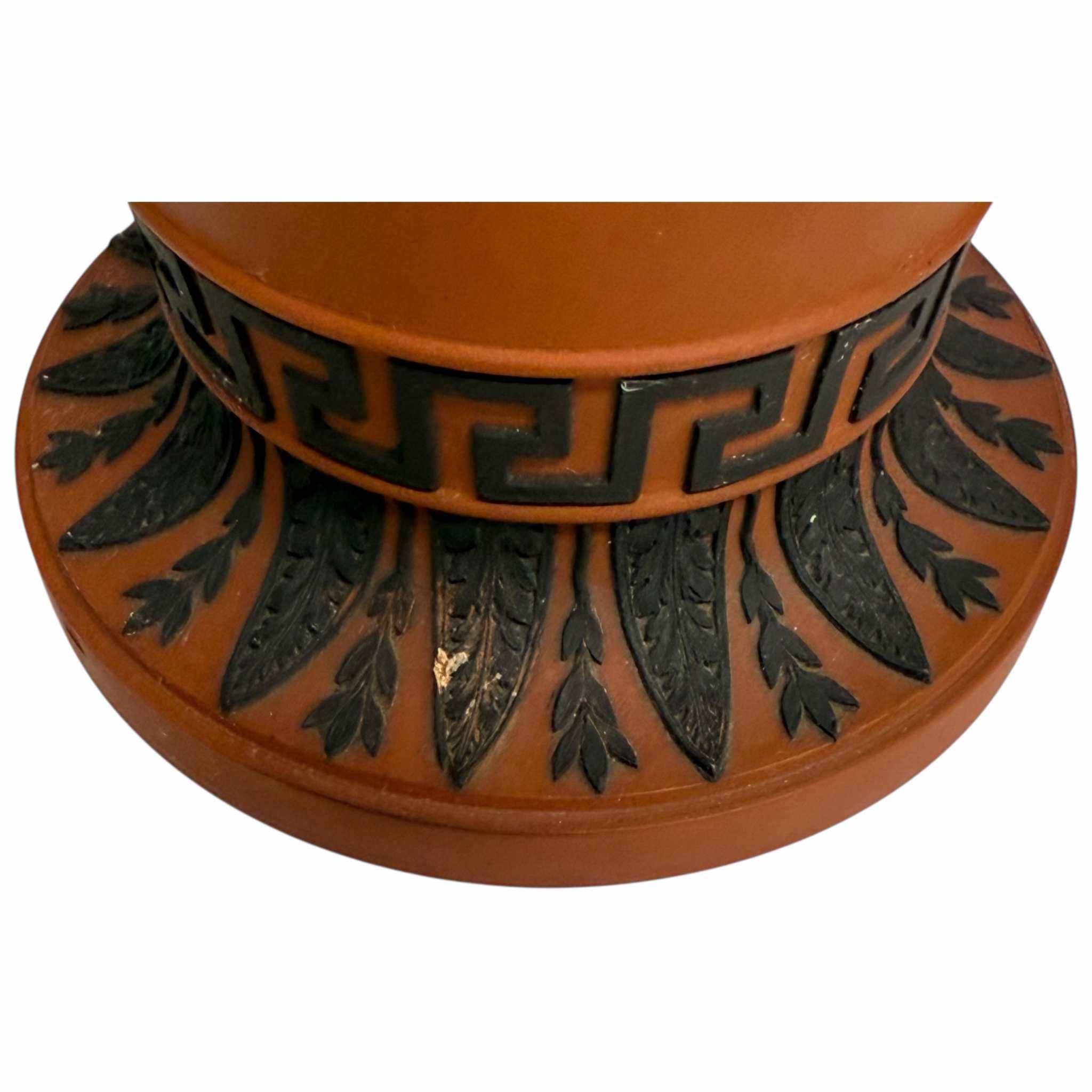Pair of Early 19th CenturyWedgwood Rosso Antico Jardinieres Planter