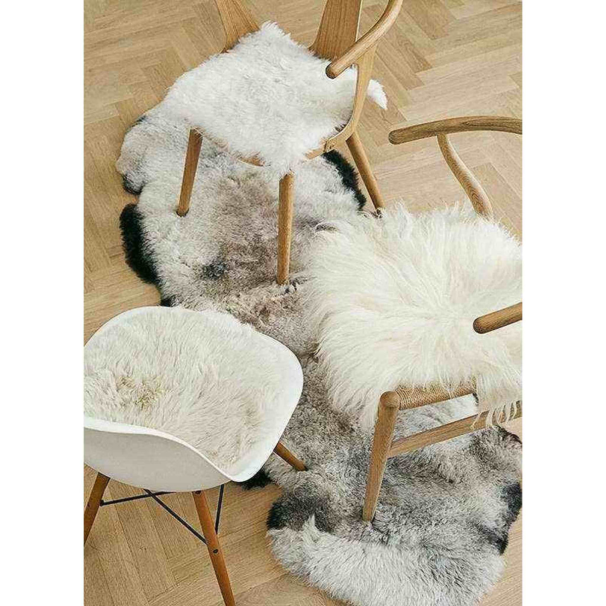 Black Icelandic Sheepskin Chair Pad