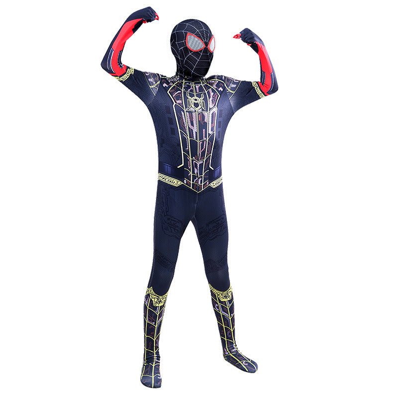 Black Red Spider Costume For Kids Halloween Cosplay