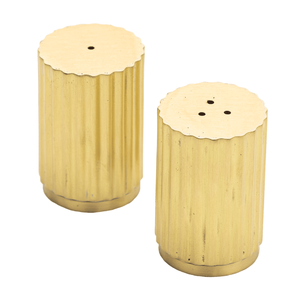 Brass Salt and pepper shakers