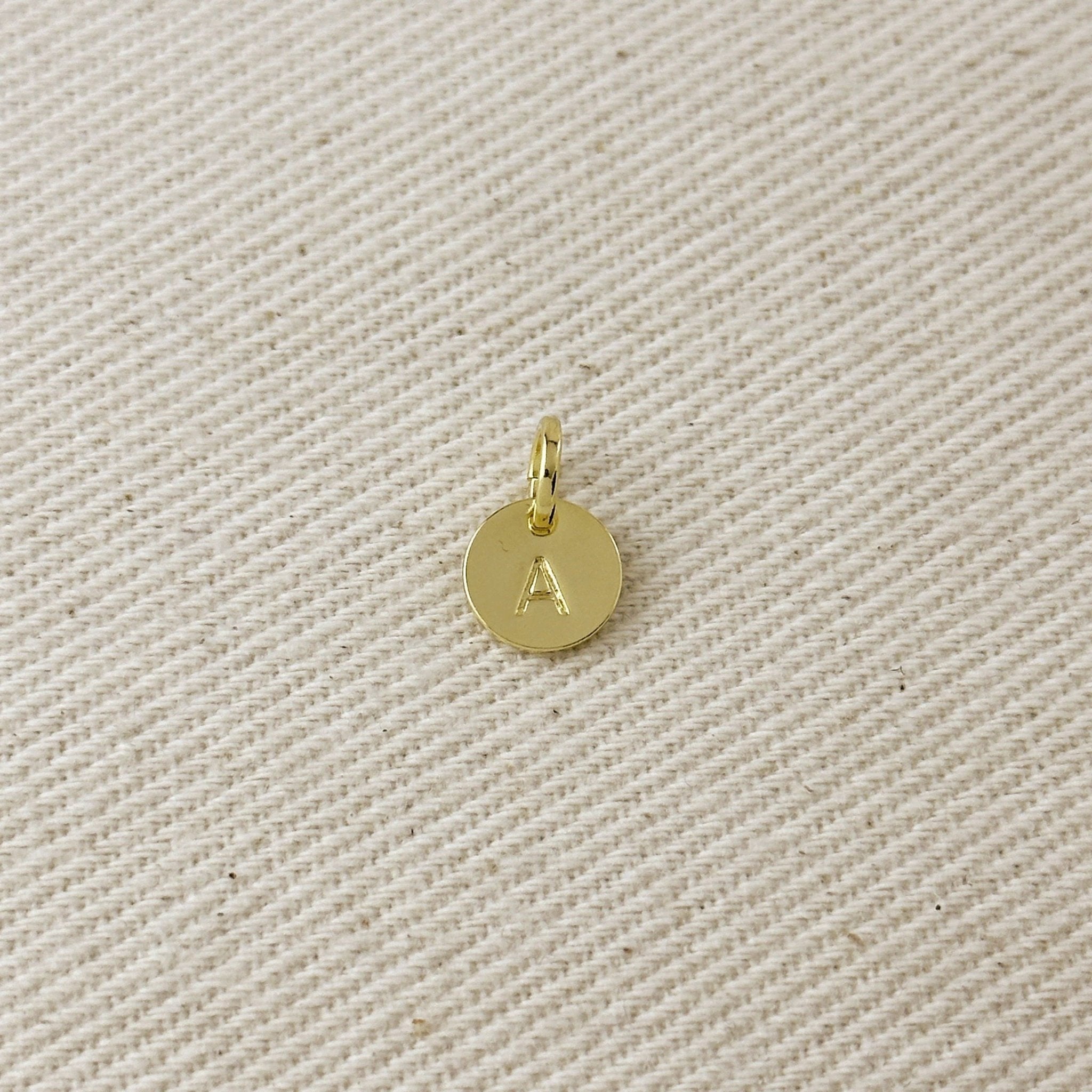 18k Gold Initial Charm ¡ª Letter A