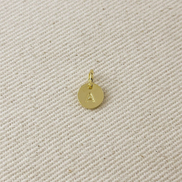 18k Gold Initial Charm ¡ª Letter A