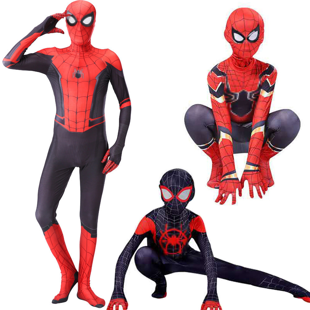 Black Red Spider Costume For Kids Halloween Cosplay