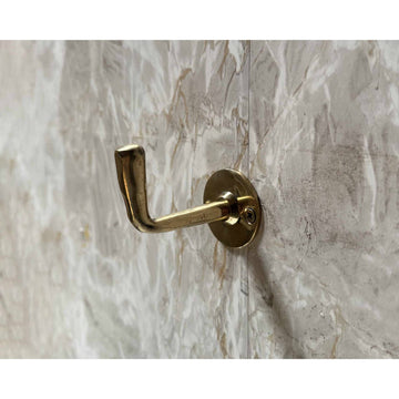 Solid Brass Wall Mounted Hooks, Bathroom Wall Hooks