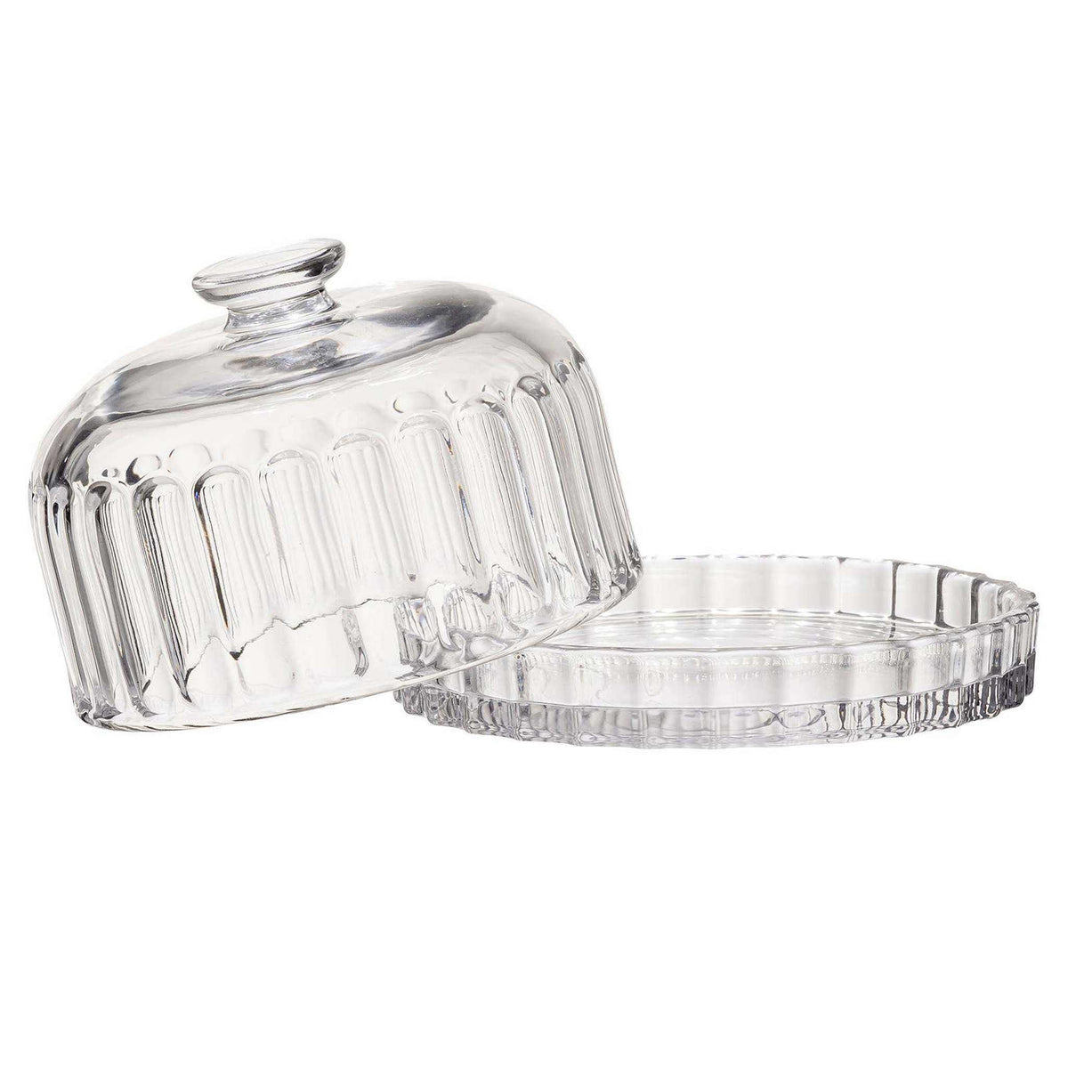 Glass Dessert Dish with Lid