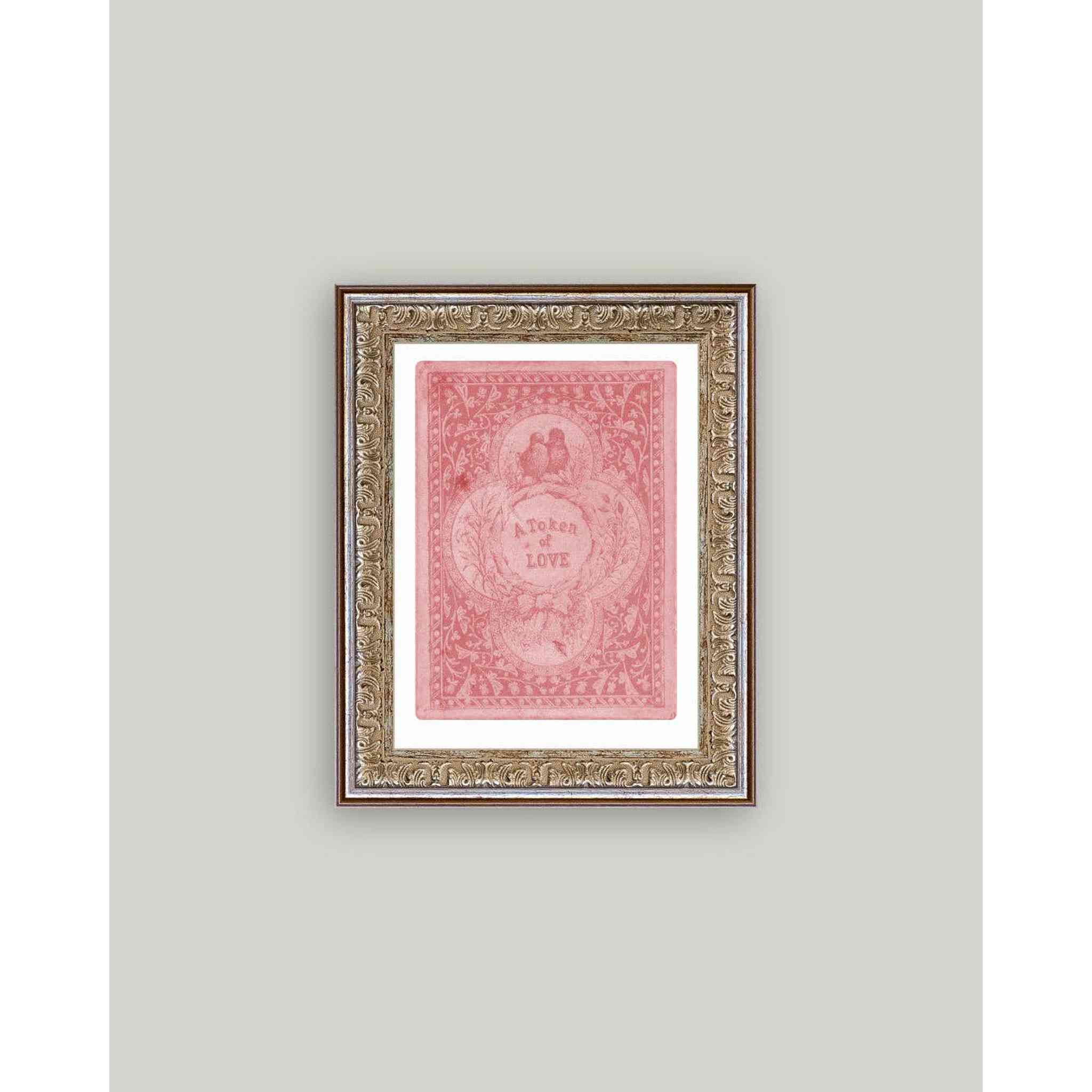 Token of Love Framed Antique Inspired Art