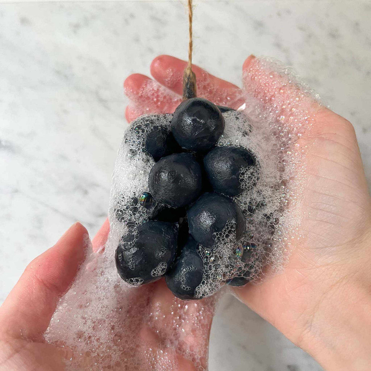 Handcrafted Grapes Soap - 100% Olive Oil- Slate