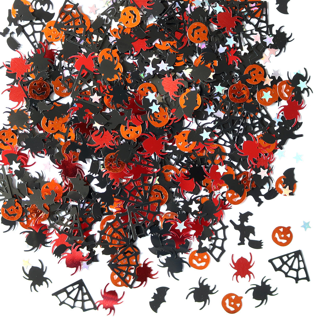 Halloween Party Decorations Wizard Spider Ghost Glitter Confetti