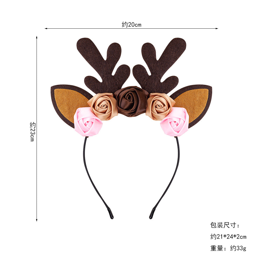 Christmas Reindeer Antler Headband Kids Costume Party Accessory