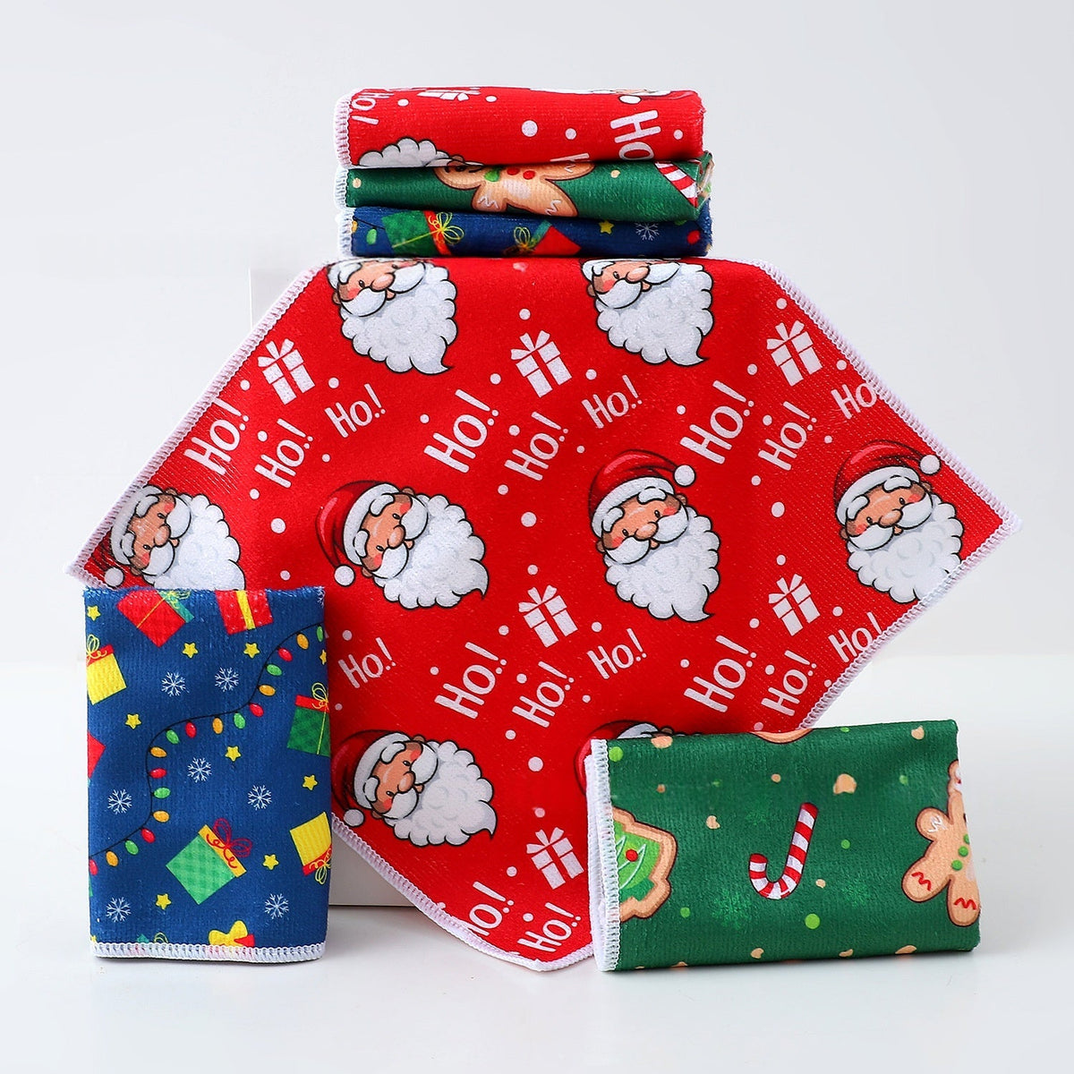 Christmas Set Microfiber Kitchen Dish Towels