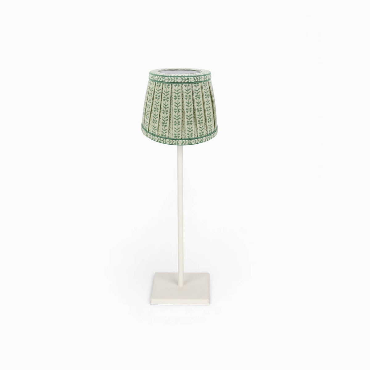 Block Printed Poldina Lampshade Cover - Mint Sky Rhea