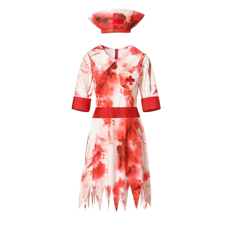 Halloween Nurse Vampire Costume For Women