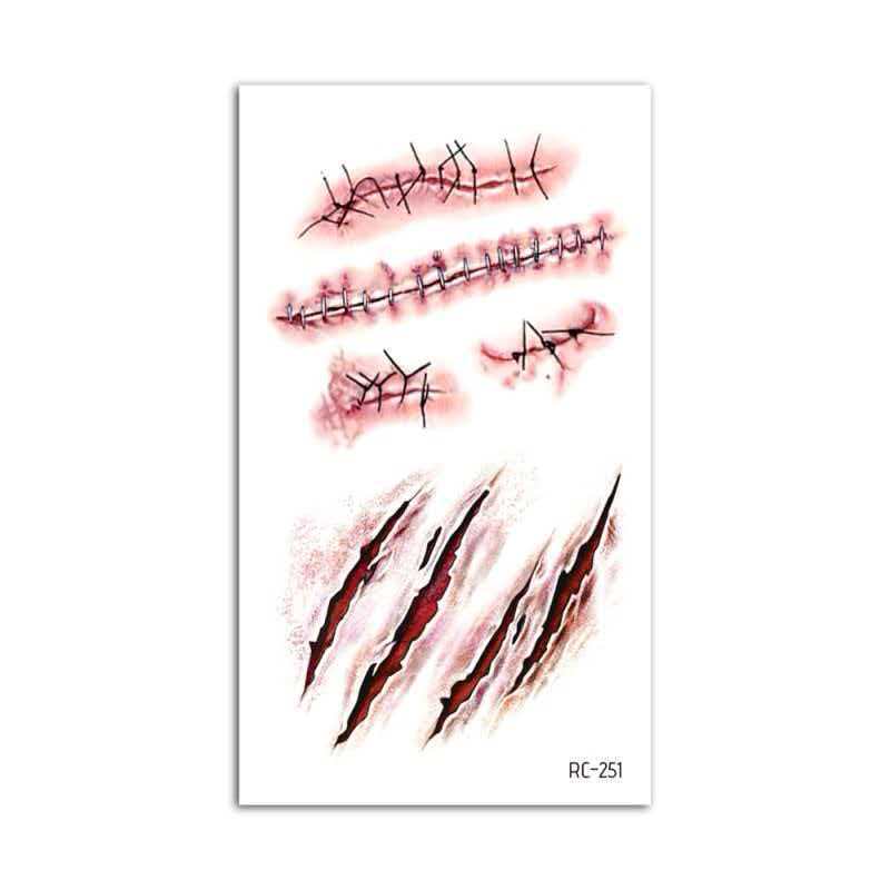 Halloween Waterproof Temporary Tattoos Party Decor
