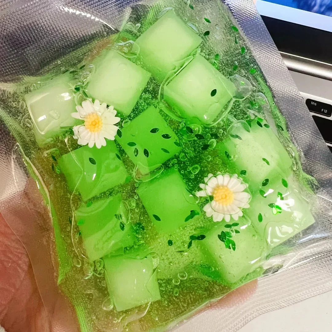 Coconut Jelly Squishy Bag