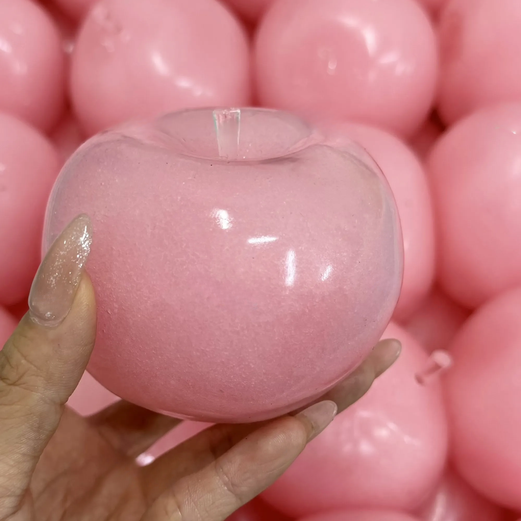 Giant Fruit Pink Ice Slush Squishy Ball