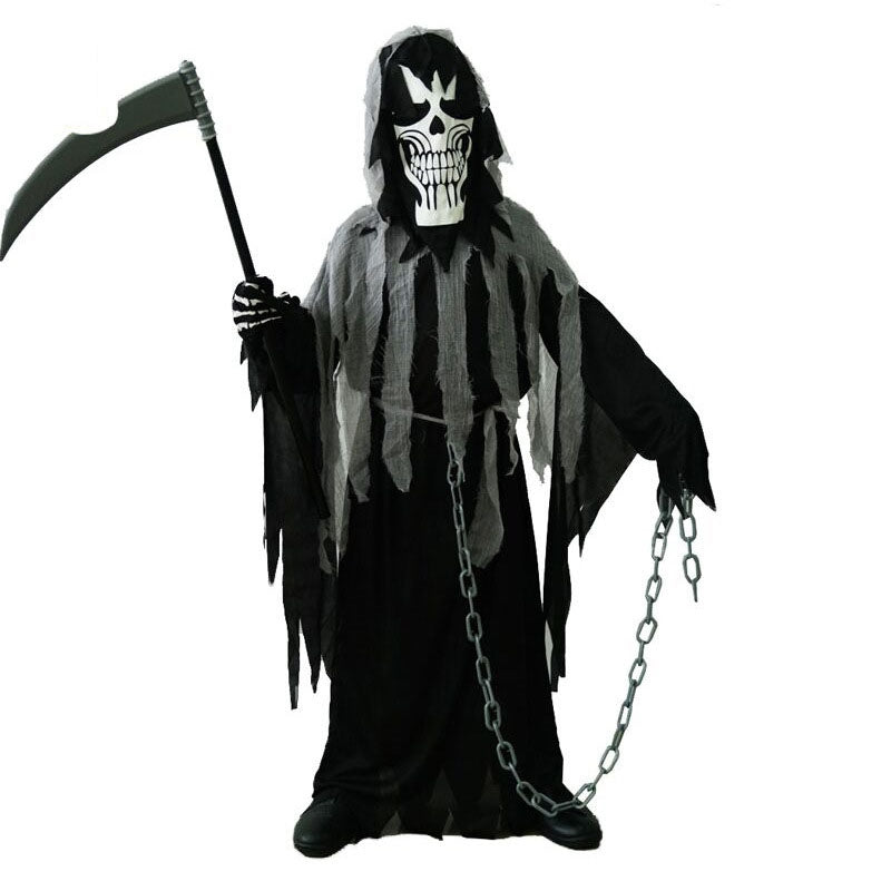 Boys Dark Ghost Halloween Cosplay Costumes