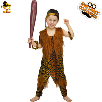 Halloween Boys Cave Man Costume Cosplay