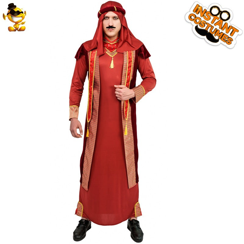 Halloween Adult Male Elder Costume For Stage Performance