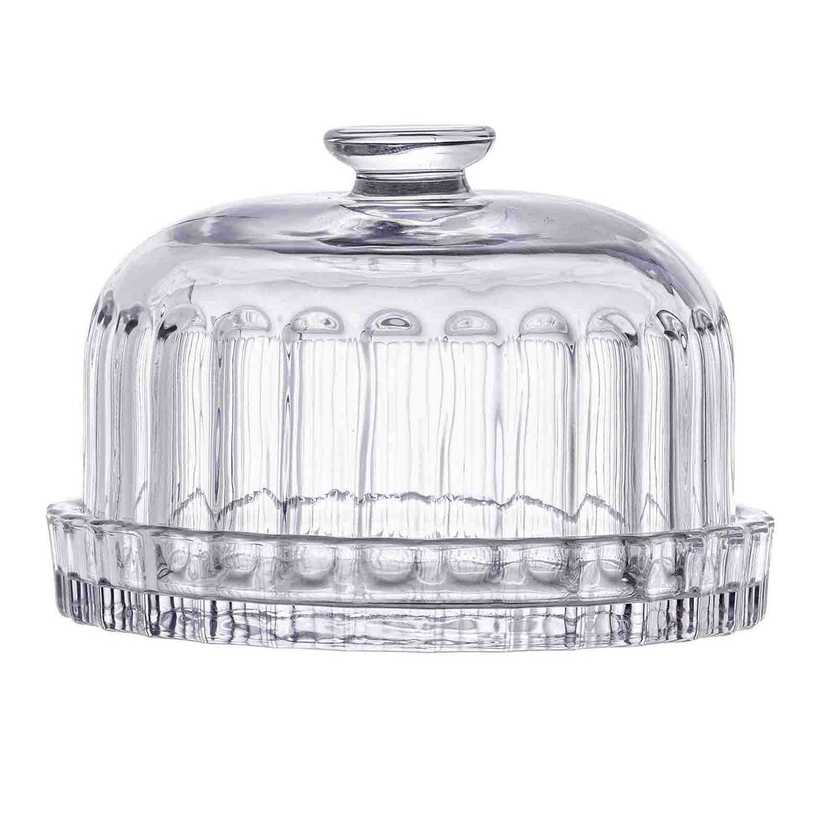 Glass Dessert Dish with Lid