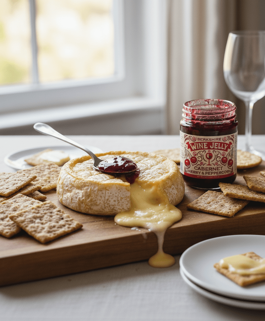Cabernet Wine Jelly with Cherry and Peppercorns