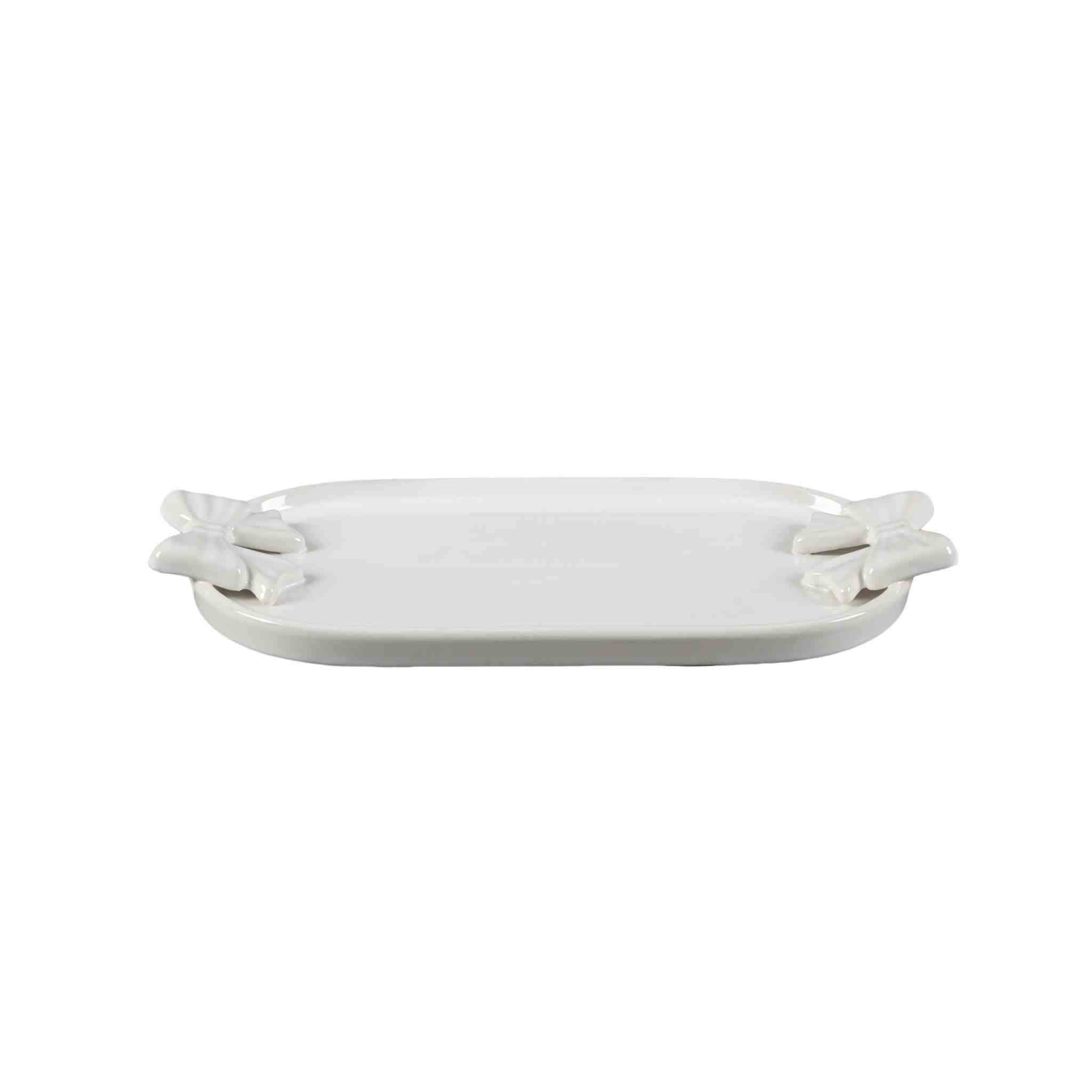 Ceramic Bow Trinket Tray