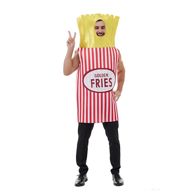 Funny French Fries Halloween Party Cosplay Costume
