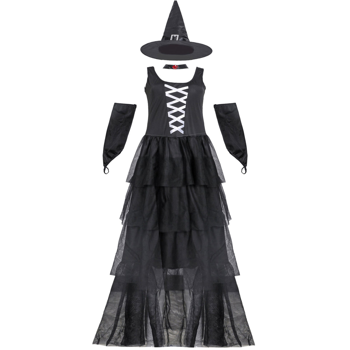 Witch Costume For Women M-XL Halloween Cosplay Cloak