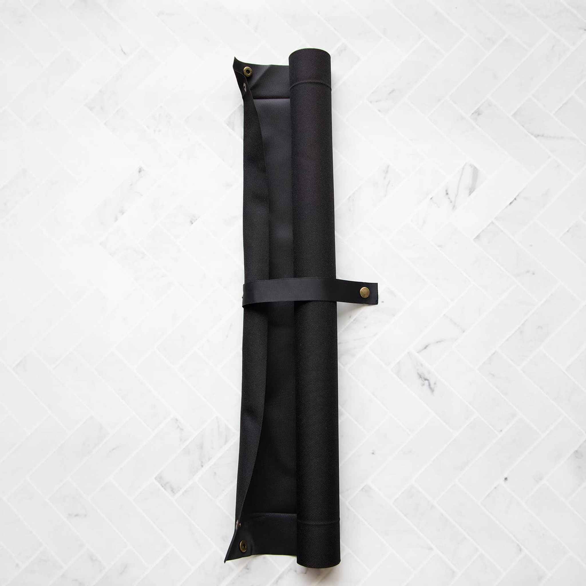 Potting tarp for urban gardening: Vegan black ribbon