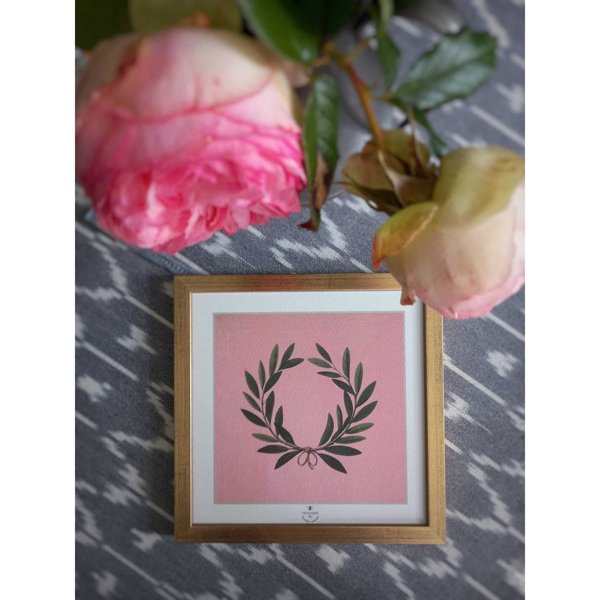 Frame + Laurel Wreath Illustration