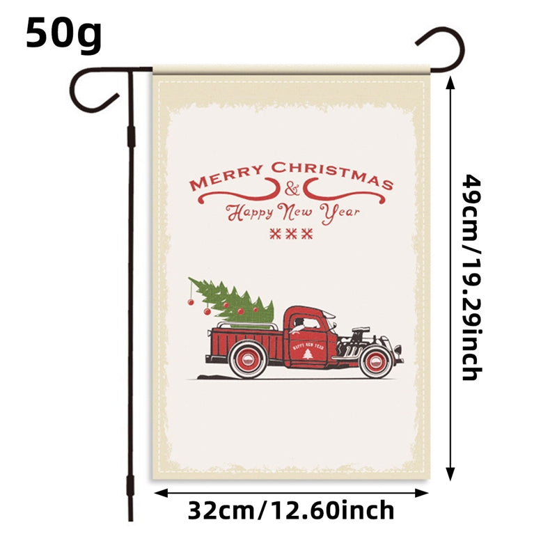 Garden Flag For Christmas