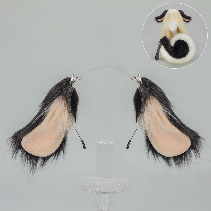 Halloween Dog Ears Tail Set Cosplay Props