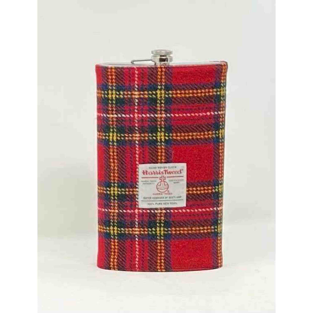 Novelty Gigantic Harris Tweed Hip Flask 64oz: Royal Stewart Plaid