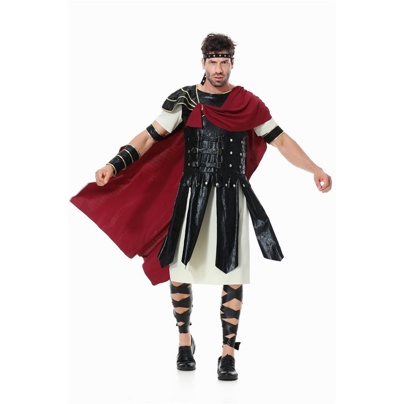Roman Gladiator Shield Sword Halloween Cosplay Costume
