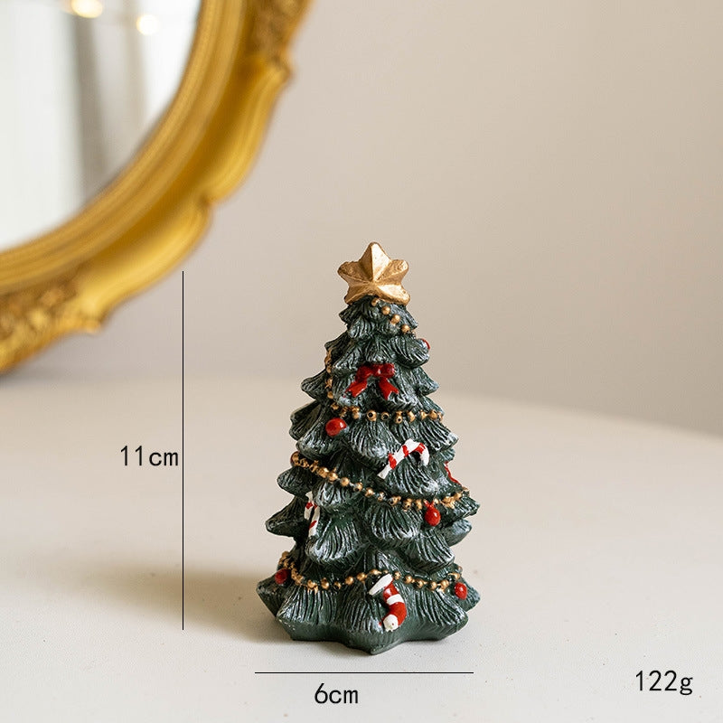 Mini Resin Christmas Tree Ornament