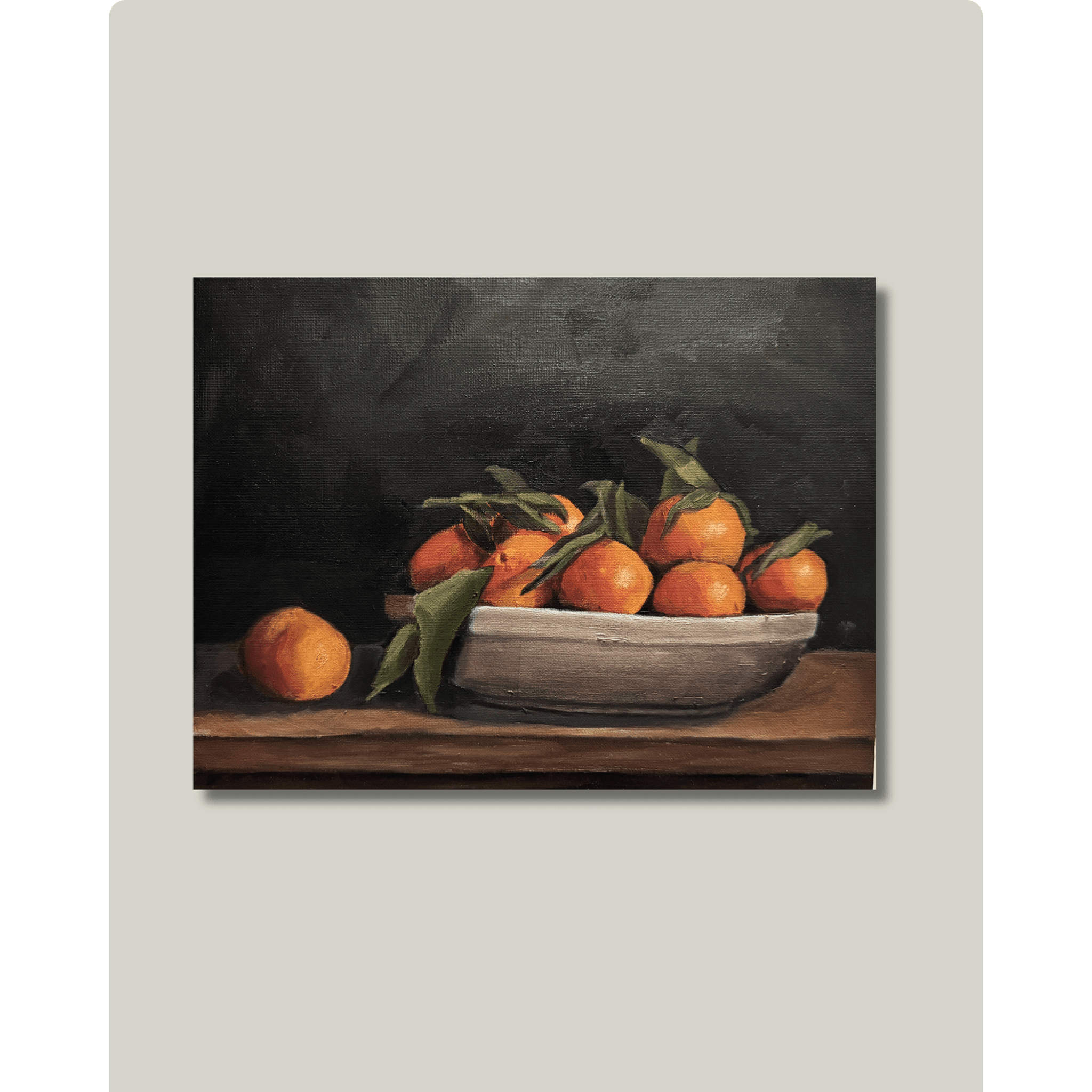 "Bowl of Oranges" Print: 5x7