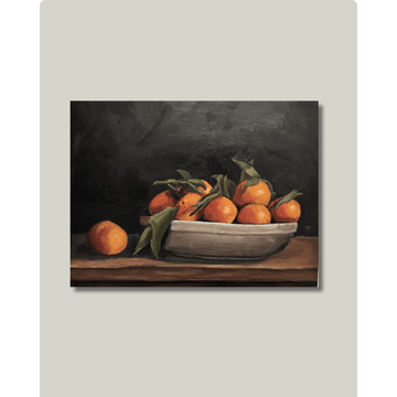 "Bowl of Oranges" Print: 5x7