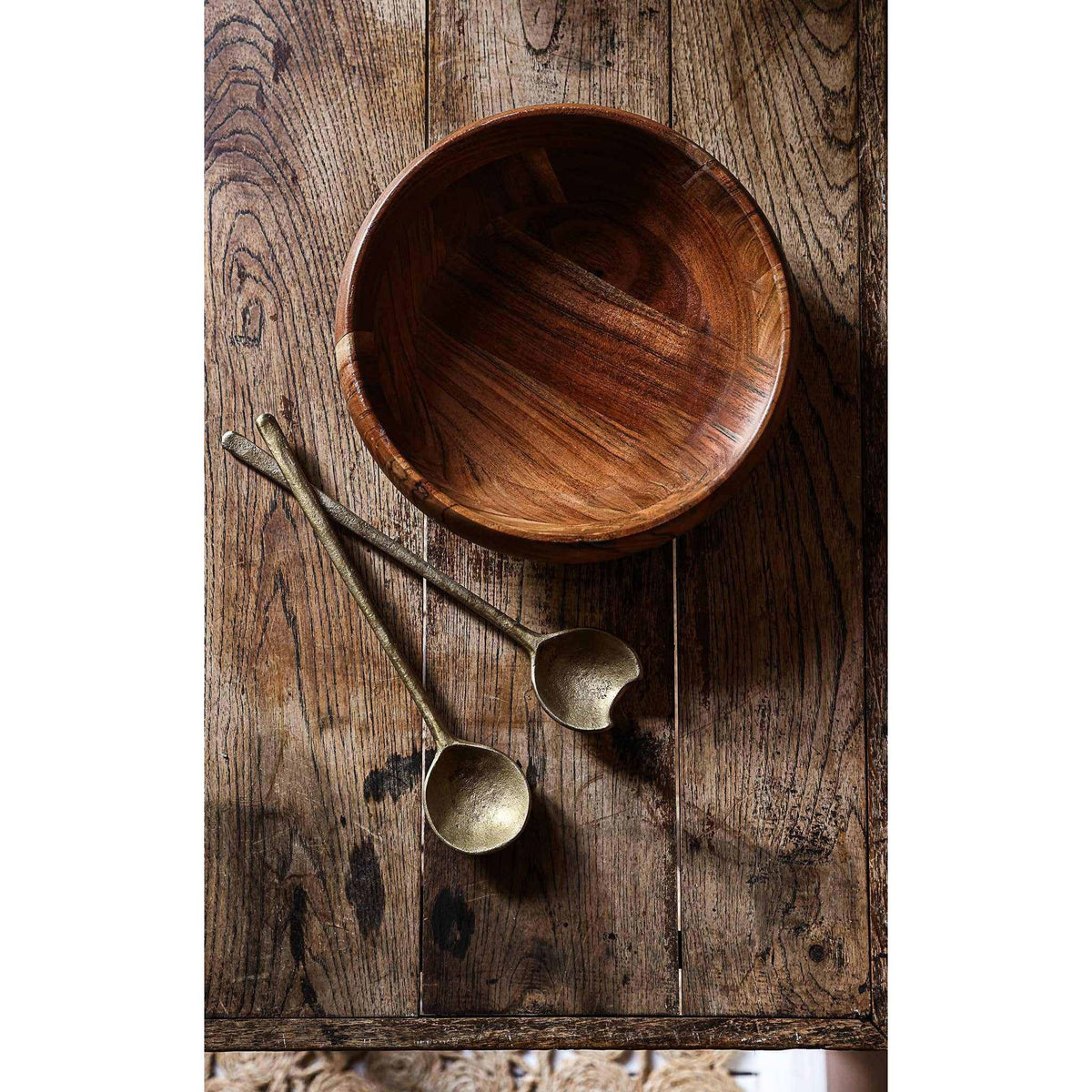 Wooden salad bowl