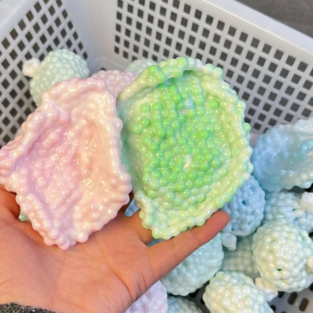 Creamy Crunch Chatter Handmade Squishy Ball
