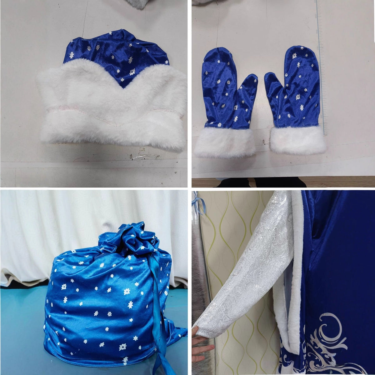 Santa Claus Costume For Men Christmas New Year Carnival