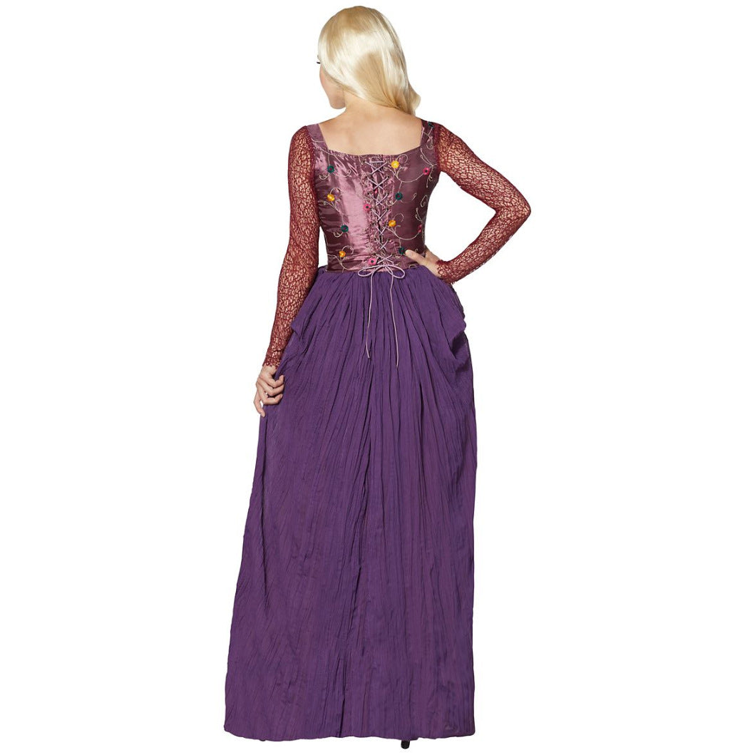 Medieval Witch Winifred Cosplay Costume Dress For Halloween