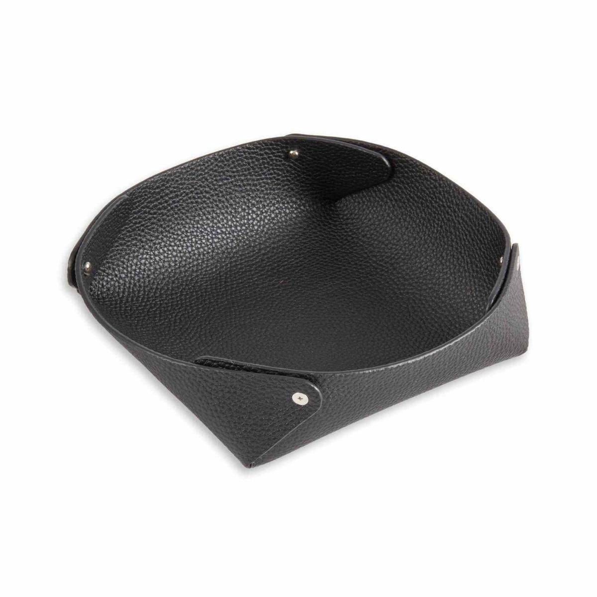 Luxe Leather Valet Tray ¨C Pebbled Finish