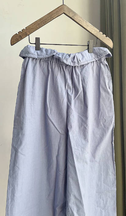 Women Loose Yoga High-Density Cotton Lightweight Wide-Leg Pants