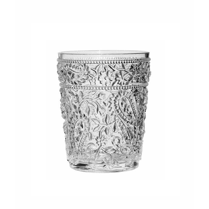 Paisley Acrylic Drinking Glass