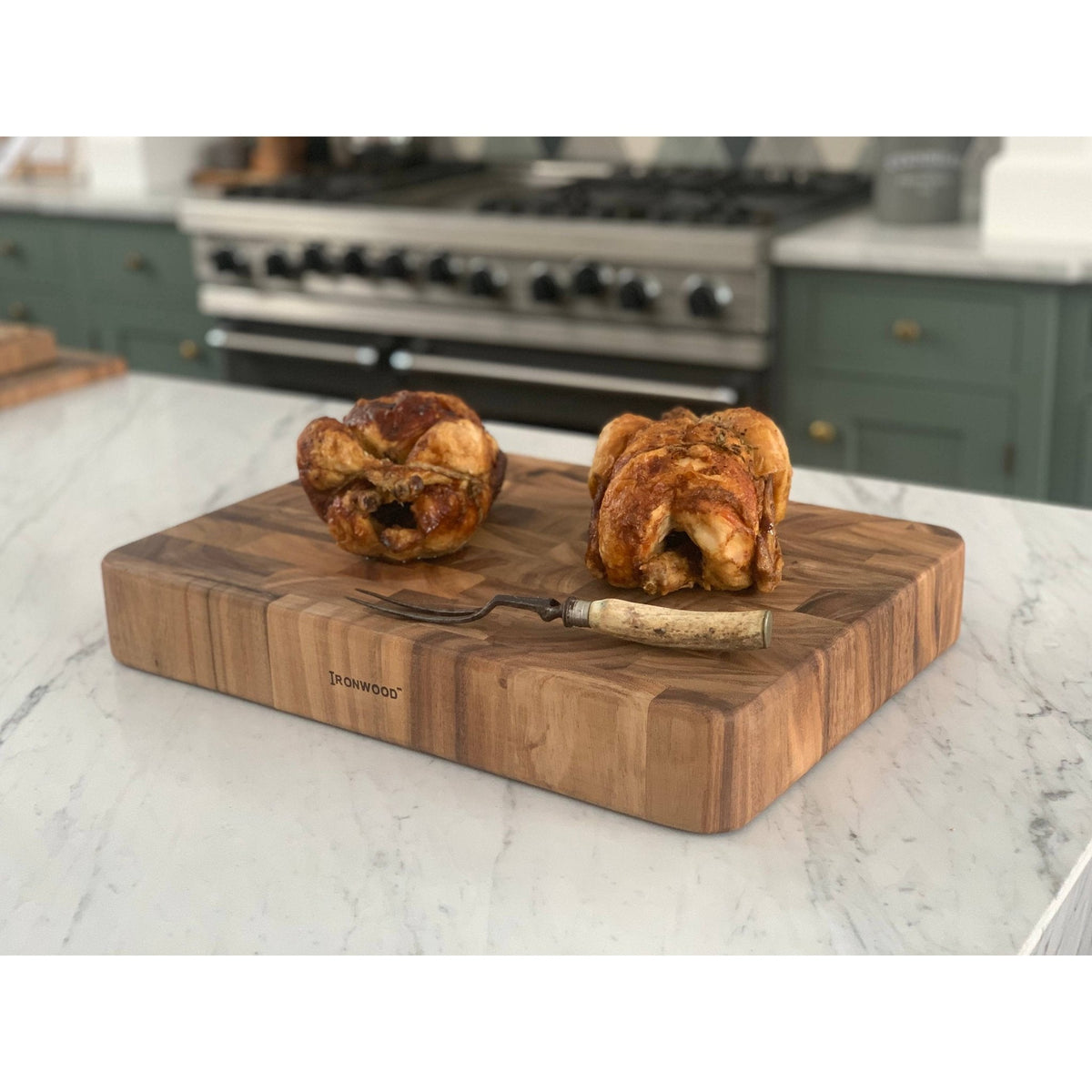 Heirloom Acacia End Grain Cutting Board | Extra Thick Butcher Block