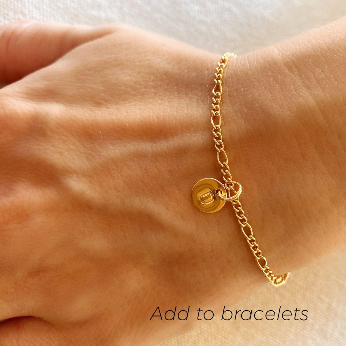 18k Gold Initial Charm ¡ª Letter A