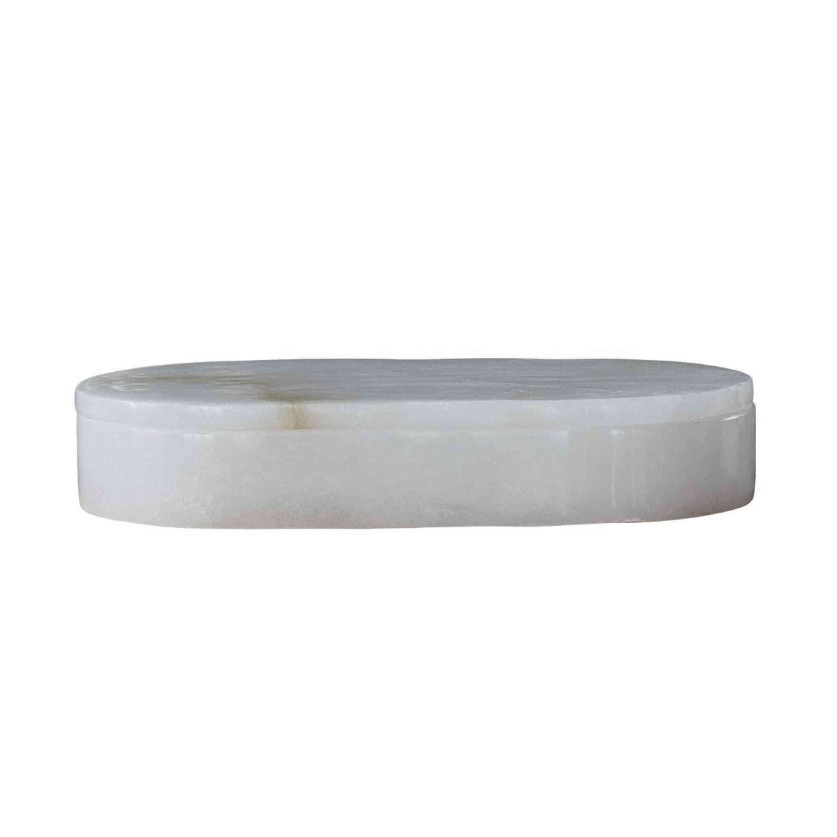 Alabaster Box Large Oval